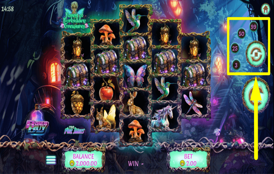 Forest of Forbidden Treasures AUTOPLAY VERWENDEN.