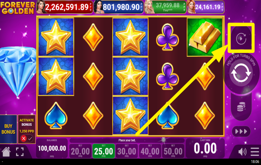 Forever Golden АВТОМАТИЗИРУЙТЕ ВРАЩЕНИЯ.