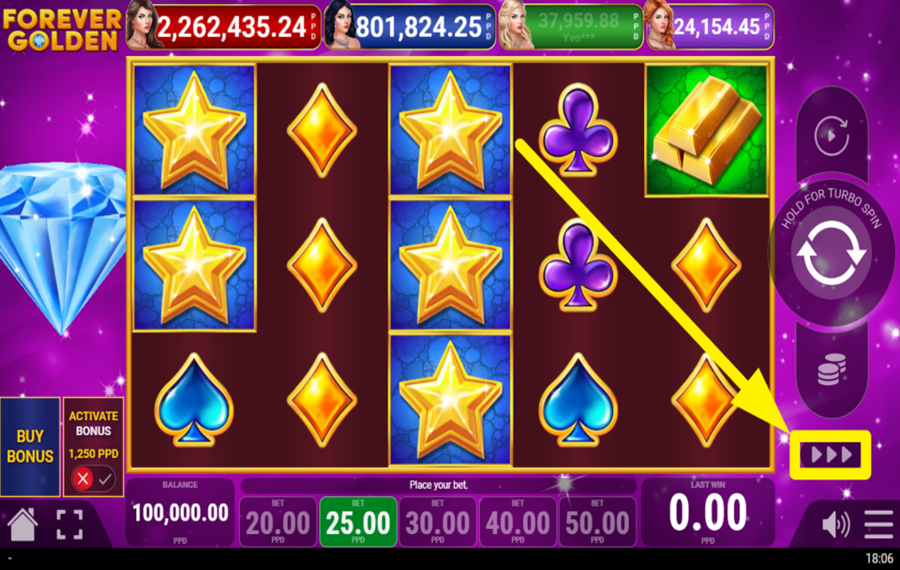 Forever Golden УВЕЛИЧЬТЕ СКОРОСТЬ.