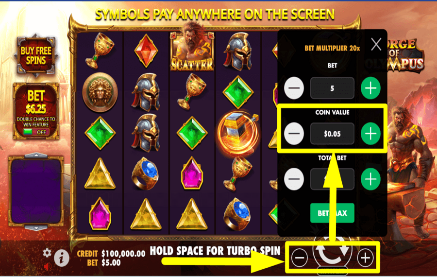 Forge of Olympus SAVE THE COIN VALUE.