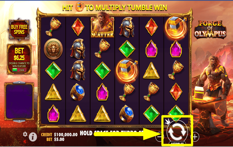 Forge of Olympus START THE GAME.