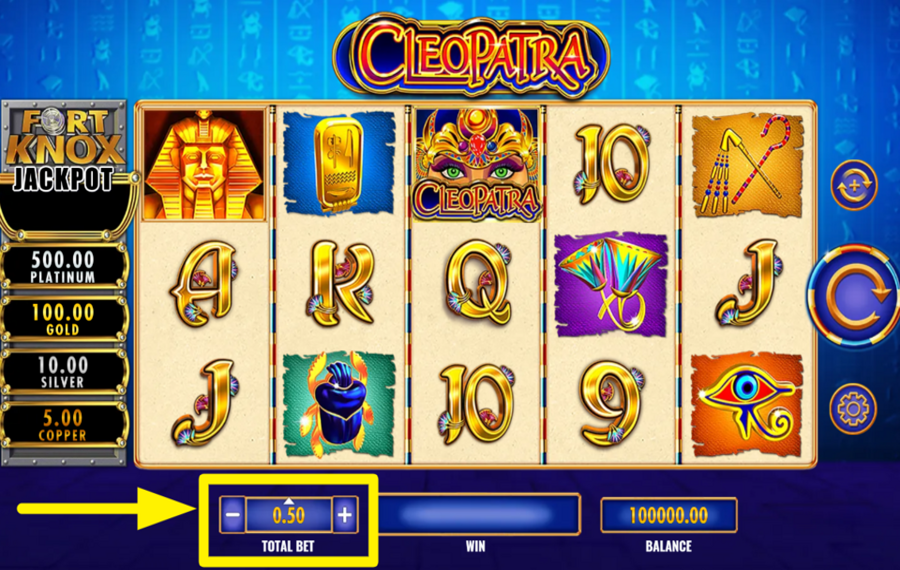 Fort Knox Cleopatra DÉTERMINEZ VOTRE PARI.