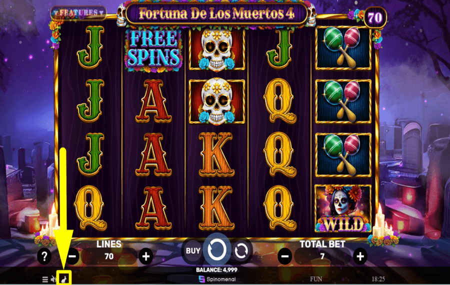 Fortuna De Los Muertos 4 ACTIVER LE MODE TURBO.