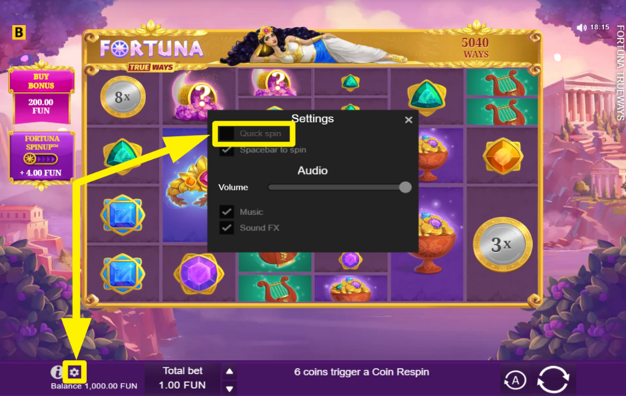 Fortuna Trueways MAXIMISEZ LA VITESSE.