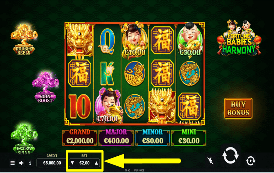 Fortune Babies Harmony ВЫБЕРИТЕ СВОЮ СТАВКУ.