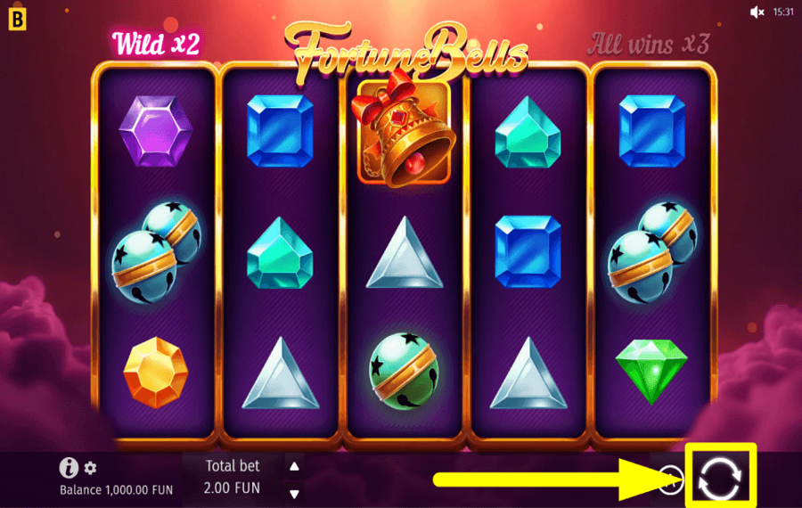 Fortune Bells COMMENCE BETTING.