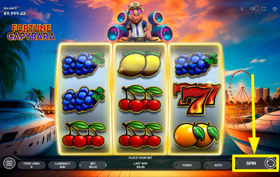 Fortune Capybara SPIN TO WIN!