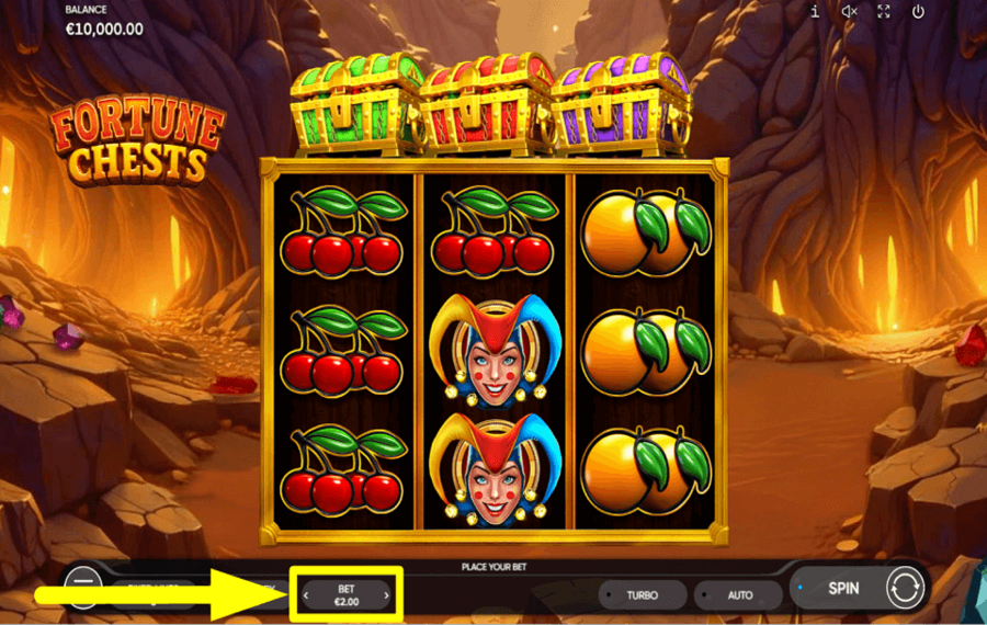 Fortune Chests DÉTERMINEZ LES ENJEUX.