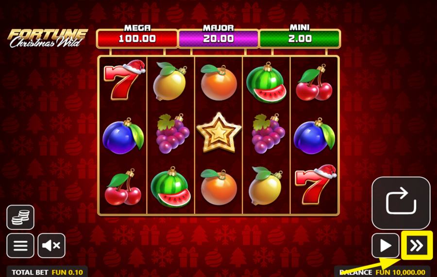 Fortune Christmas Wild BESCHLEUNIGEN SIE DIE AKTION!