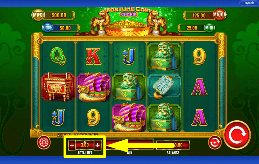 Fortune Coin Charm SCEGLI LA PUNTATA.