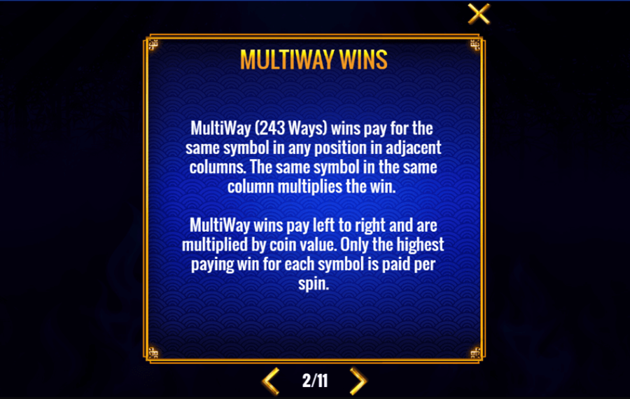 Fortune Coin Scegli il numero di linee di pagamento attive