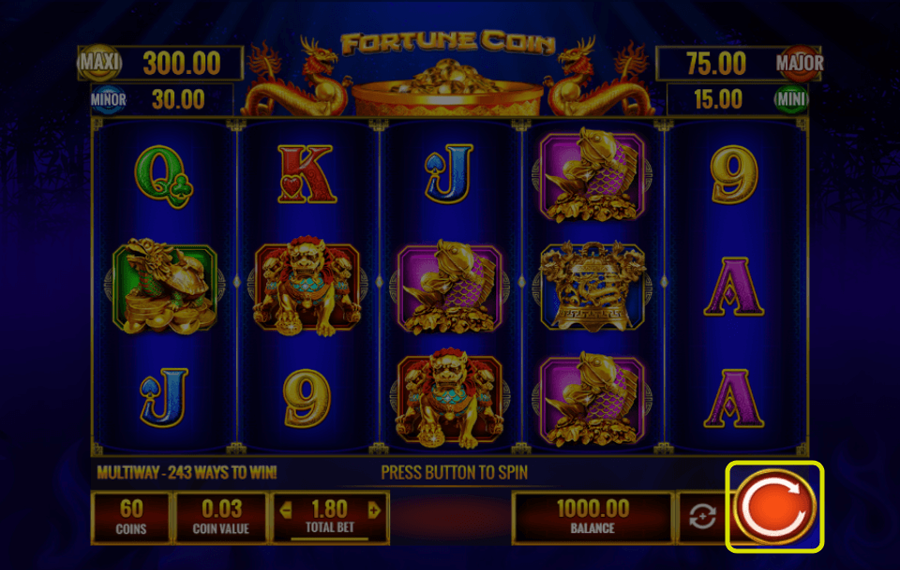 Fortune Coin Gira i rulli!