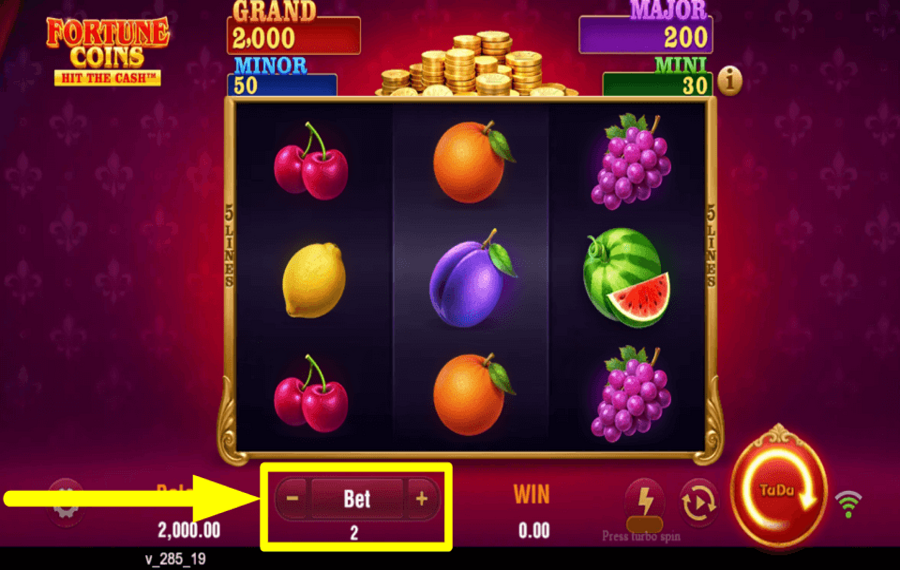 Fortune Coins Hit the Cash ENTSCHEIDEN SIE DEN EINSATZ.