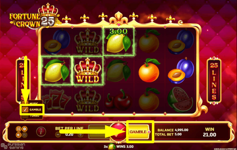 Fortune Crown 25 STAKE YOUR REWARDS.