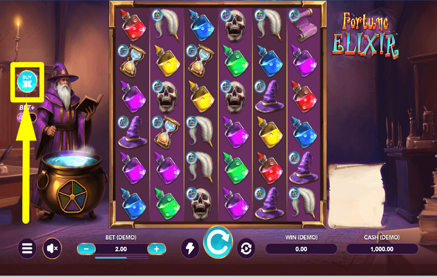 Fortune Elixir Dice OBTENEZ DES TOURS SUPPLÉMENTAIRES.