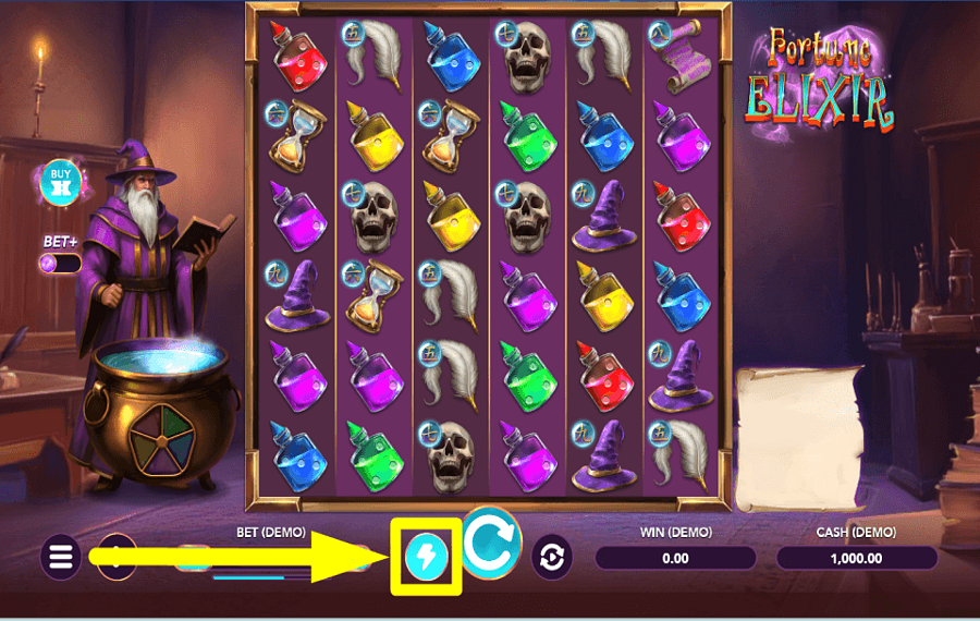 Fortune Elixir Dice UTILISEZ LE MODE TURBO.