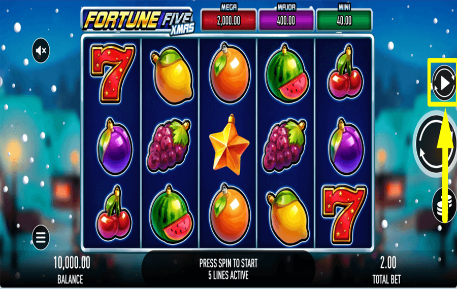 Fortune Five Xmas ENABLE AUTOPLAY.