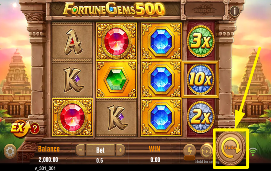 Fortune Gems 500 SPIN FOR VICTORY!
