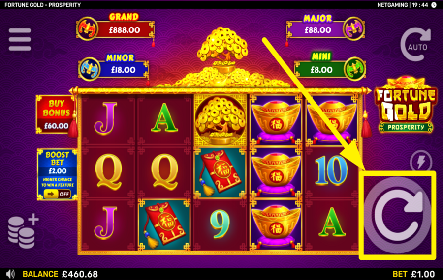 Fortune Gold Prosperity SPIN THE REELS.