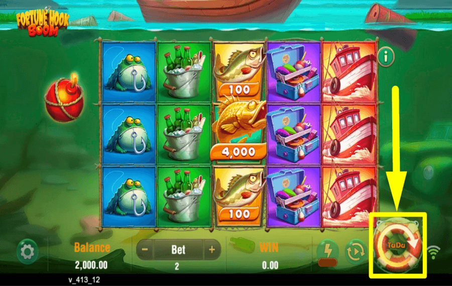 Fortune Hook Boom TIME TO GAMBLE.
