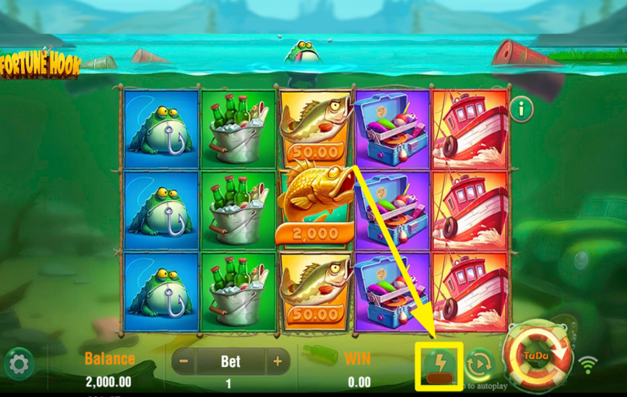 Fortune Hook BESCHLEUNIGEN SIE DIE DREHUNGEN.