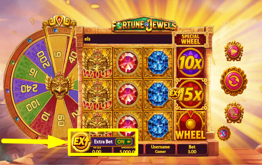 Fortune Jewels РАССМОТРИТЕ ДОПОЛНИТЕЛЬНЫЕ СТАВКИ.