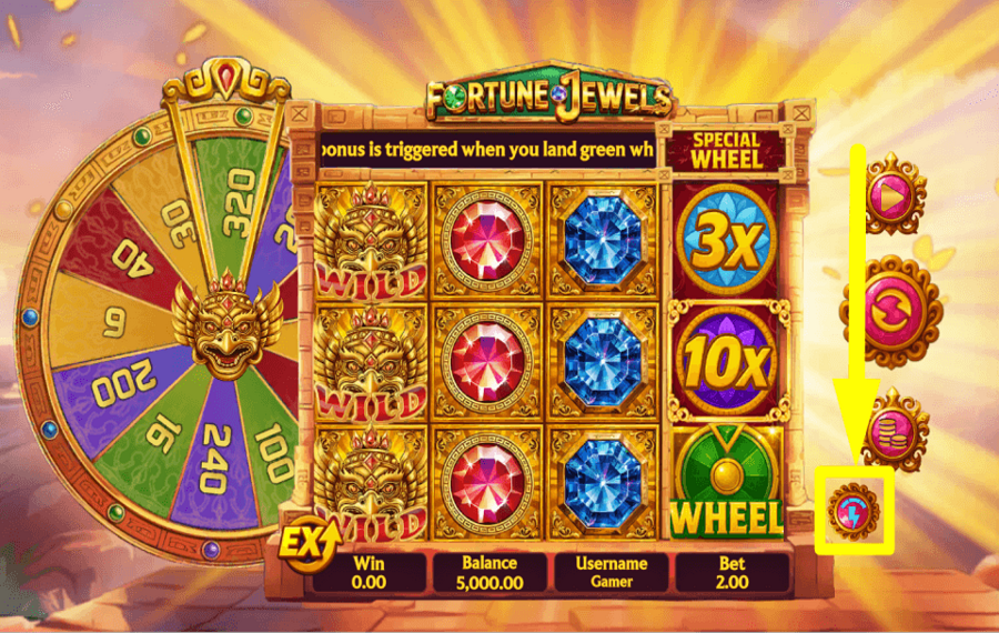 Fortune Jewels ИЗМЕНИТЕ ТЕМП.