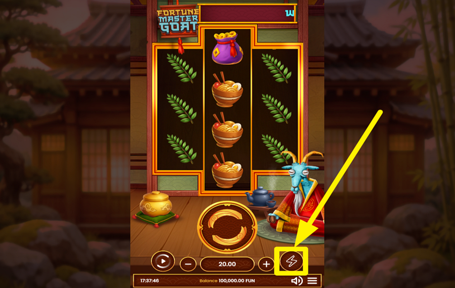 Fortune Master Goat MAXIMISEZ LA VITESSE.