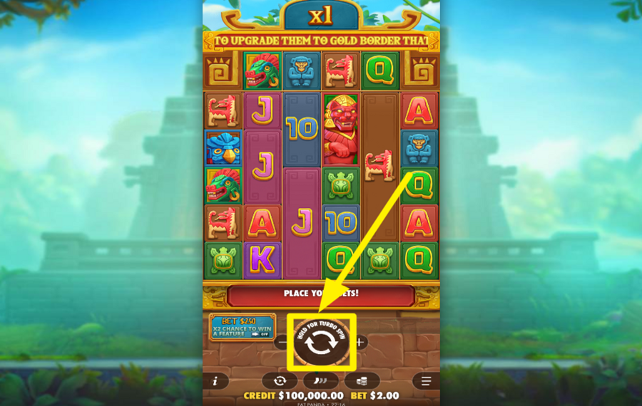 Fortune of Aztec SPIN FOR VICTORY.