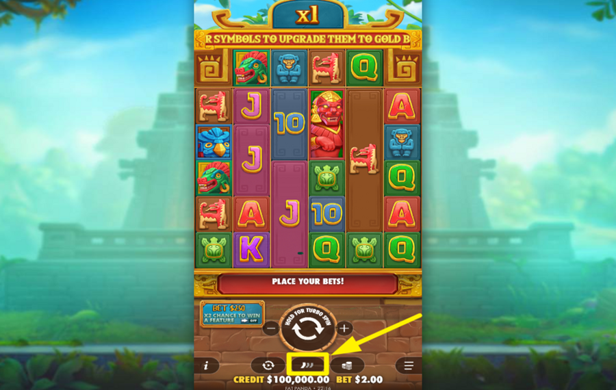 Fortune of Aztec ACCELERATE THE SPINS.