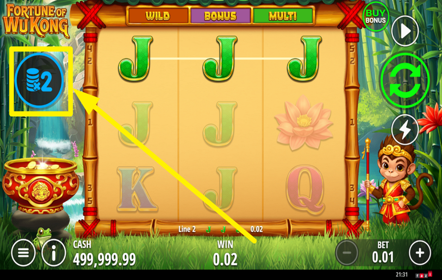 Fortune of Wu Kong TRY YOUR LUCK.