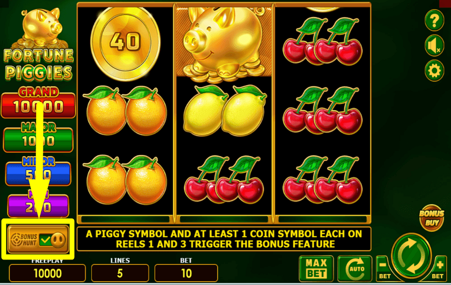 Fortune Piggies AUGMENTER LES CHANCES.