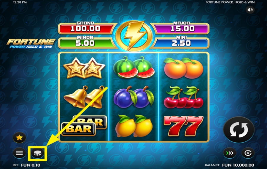 Fortune Power Hold and Win DECIDE ON YOUR BET.