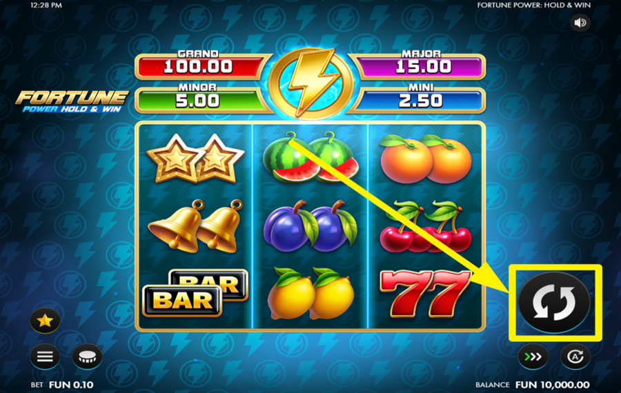 Fortune Power Hold and Win SPIN FOR SUCCESS!