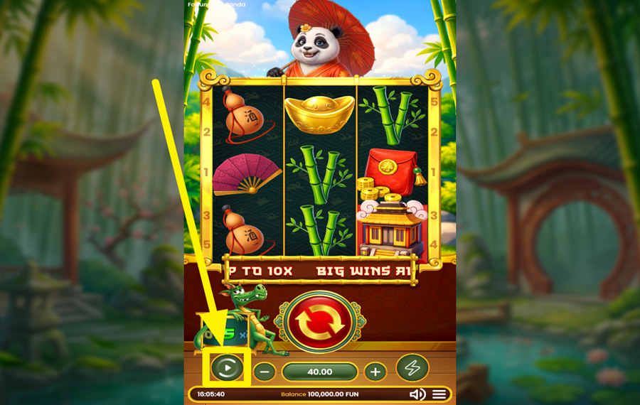 Fortune Tao Panda 自動再生機能を活用してください。