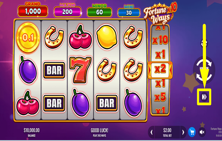 Fortune Ways x10 CONTROLLA IL RITMO.