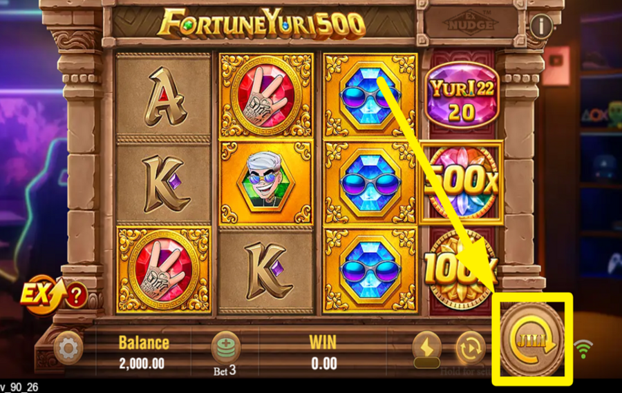 Fortune Yuri 500 TOURNEZ POUR GAGNER!