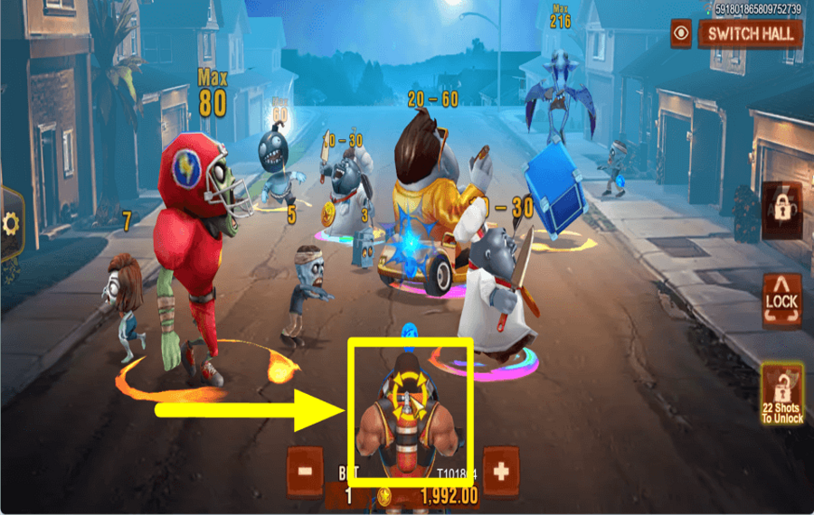 Fortune Zombie Lightning Shoot and Win ATTEMPT TO WIN.