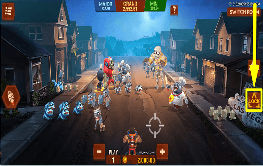 Fortune Zombie Shoot and Win SELECCIONE SU OBJETIVO.