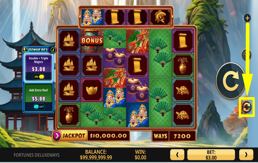 Fortunes DeluxeWays ACTIVER LA LECTURE AUTOMATIQUE.