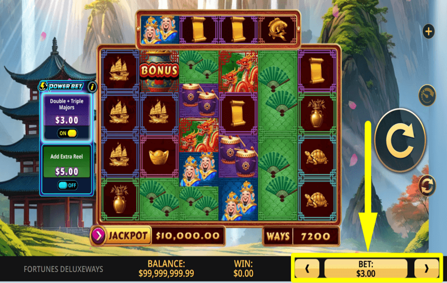 Fortunes DeluxeWays AJUSTER LE PIÉTON.