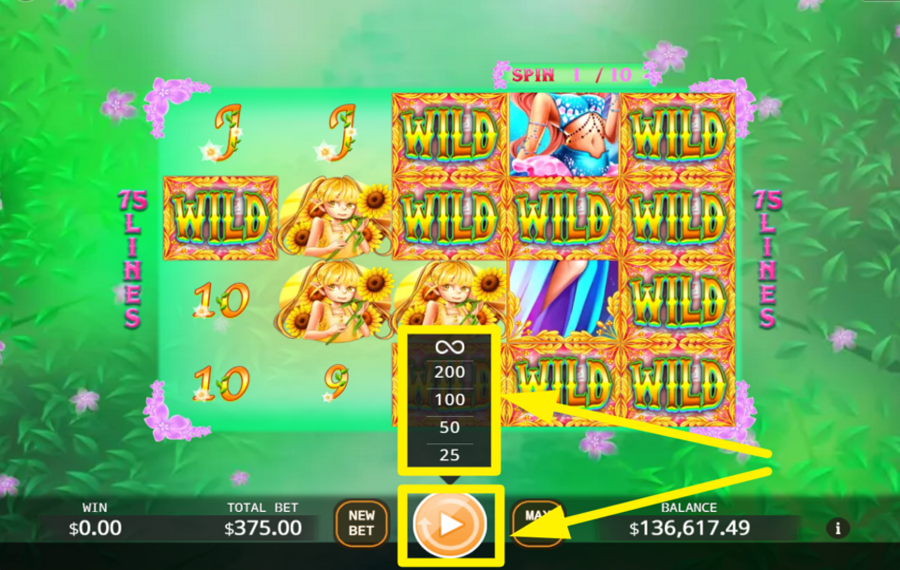 Four Seasons ЗАПУСК АВТОМАТИЧЕСКИХ ВРАЩЕНИЙ.