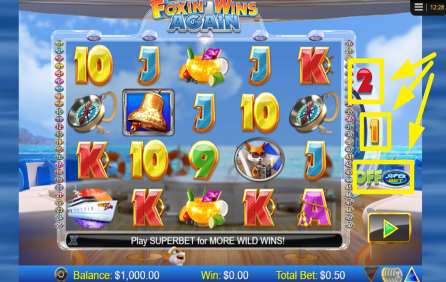 Foxin Wins Again ACTIVATE SUPERPLAY.