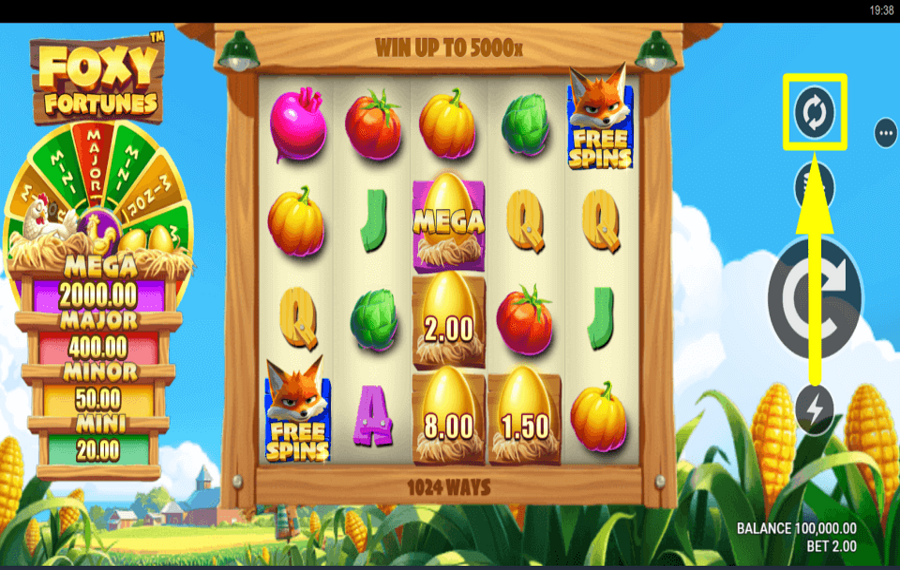 Foxy Fortunes ВКЛЮЧИТЬ АВТОВОСПРОИЗВЕДЕНИЕ.