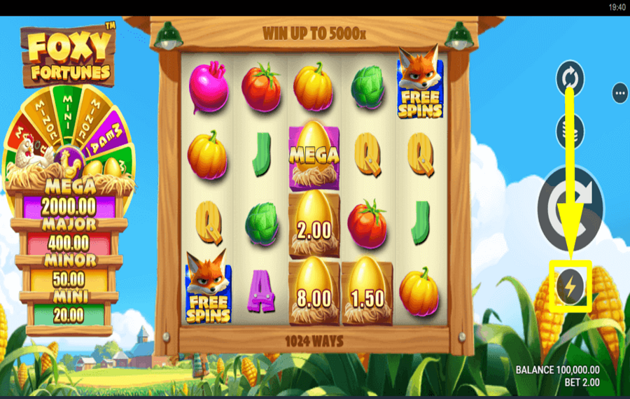 Foxy Fortunes ВКЛЮЧИТЕ ТУРБО.