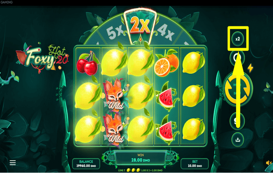 Foxy Hot 20 Setzen Sie auf die Gewinne.