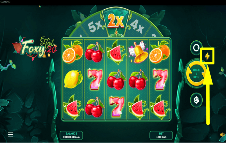 Foxy Hot 20 BESCHLEUNIGEN SIE DAS SPIEL.