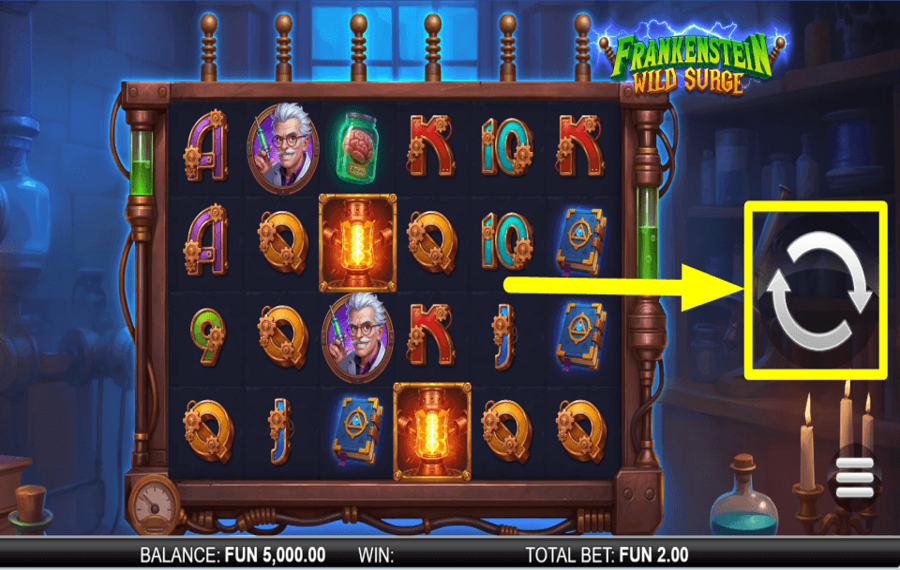 Frankenstein Wild Surge FAITES UN TOUR.