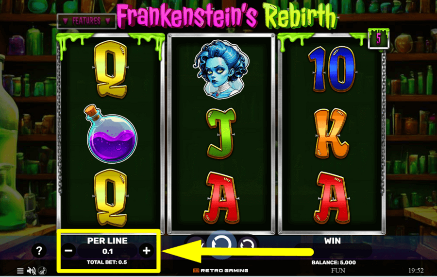 Frankensteins Rebirth AJUSTEZ LA MISE.