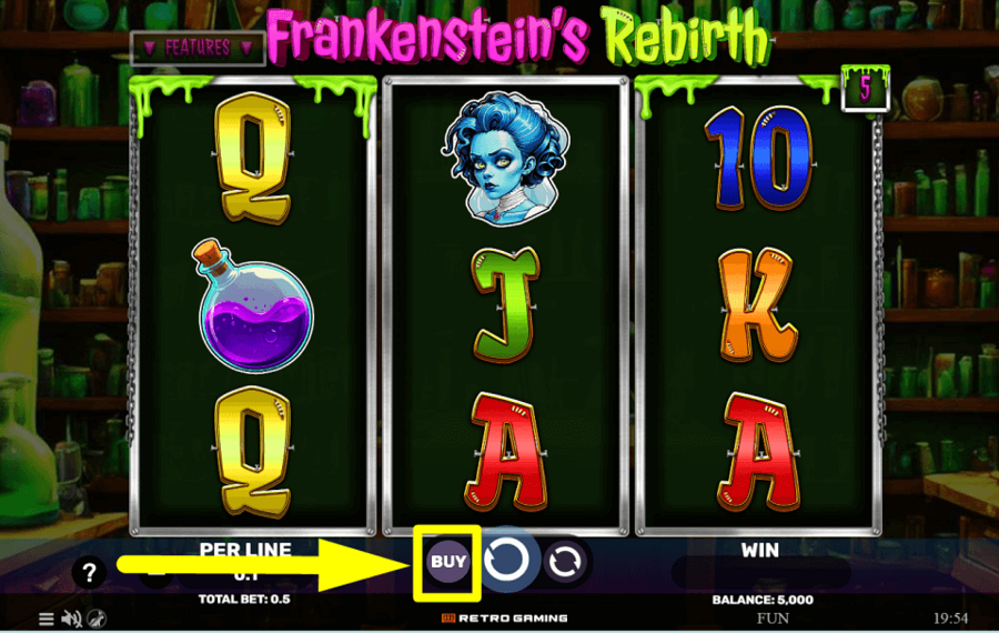 Frankensteins Rebirth OBTENEZ DES TOURS SUPPLÉMENTAIRES.